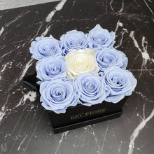 Load image into Gallery viewer, Piccolo Square Box w/ Metallic Feature Rose